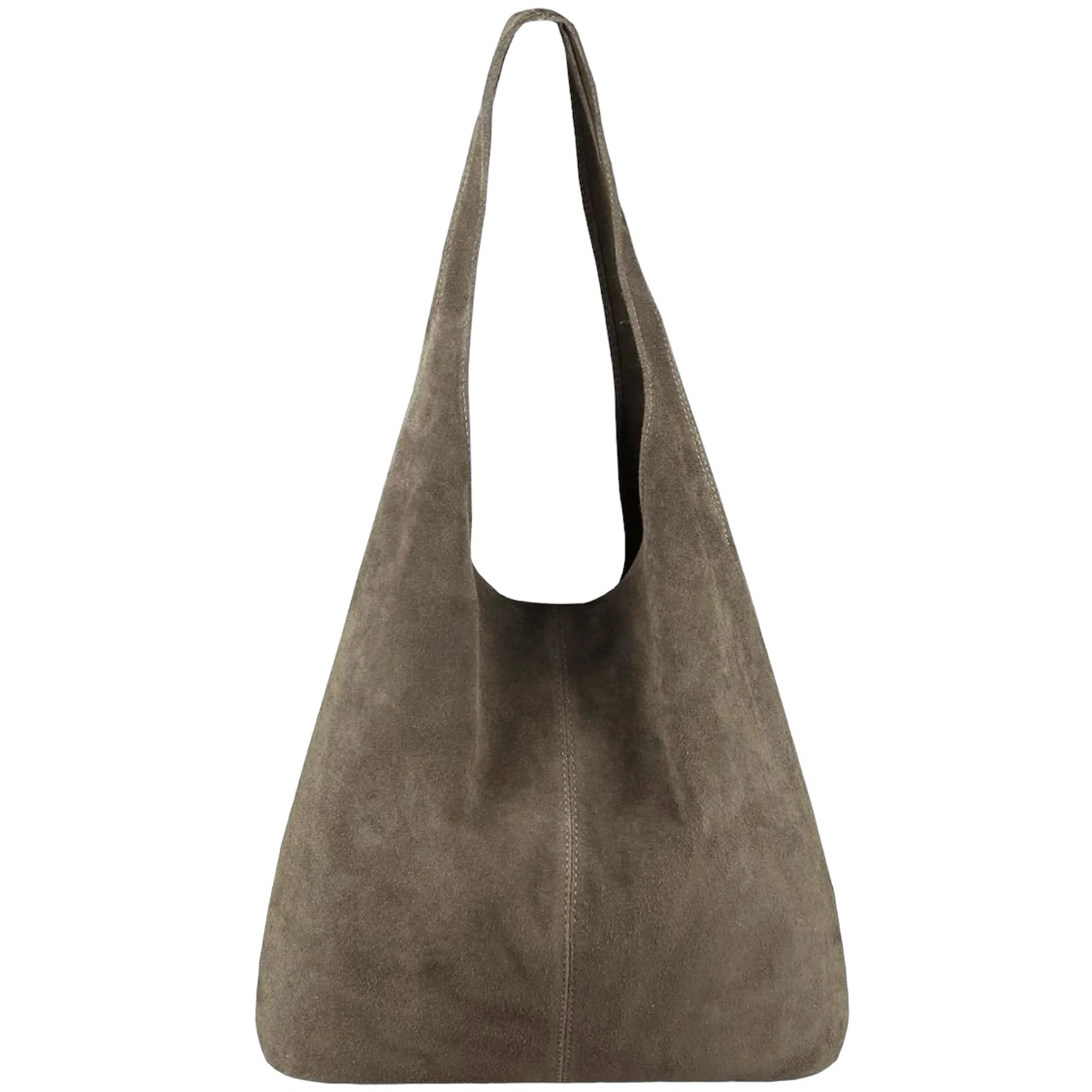 Donata sand shopper i semsket skinn fra Firenze