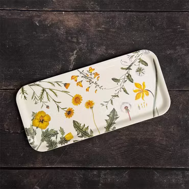 Flora Danica Yellow serveringsfat 32x15cm