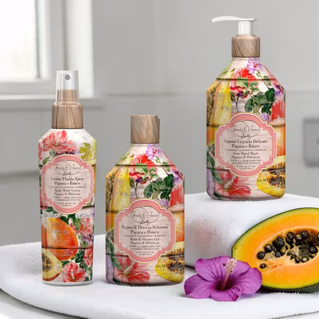 Flytende såpe - LUSH Papaya & Hibiscus 500ml