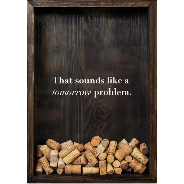 The Corkbox, blank kork-ramme i sort farge