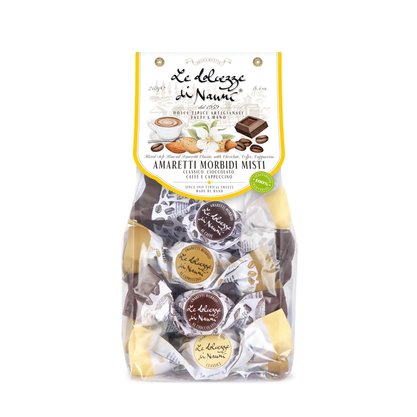 Amaretti kaffe-mix, håndlaget i Italia