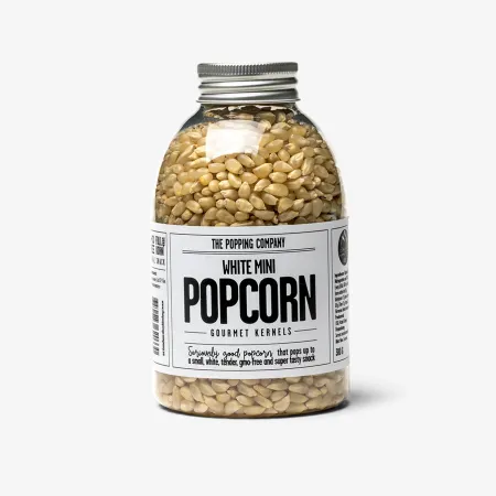 White mini - små minipopcorn