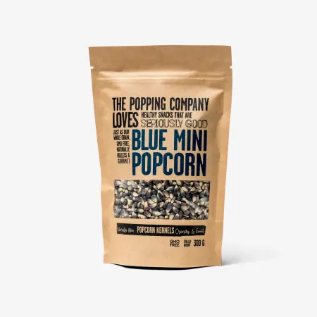 BLUE mini - blå minipopcorn