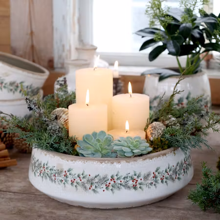 Stor skål kristtorn