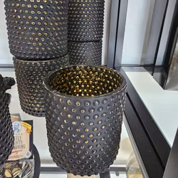 Ljuslykta svart/guld