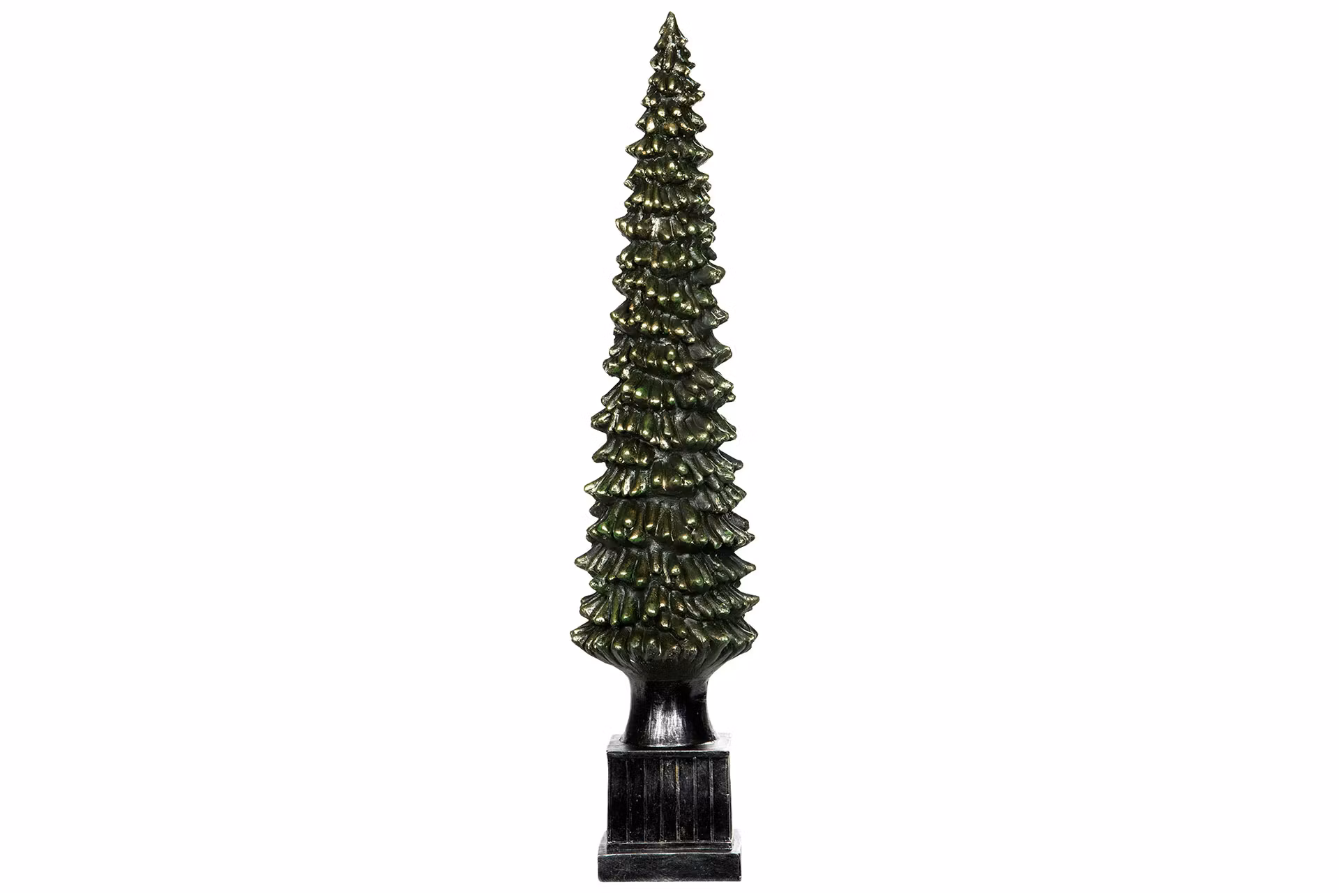 Gran Lyx Mörkgrön/Svart Poly 70cm