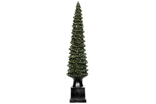 Gran Lyx Mörkgrön/Svart Poly 70cm