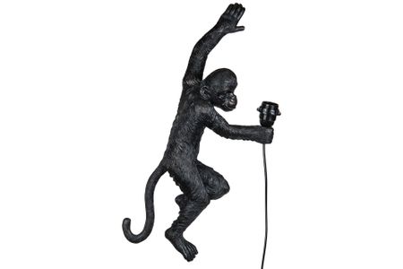 Apa Vägglampa svart