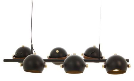 Bow taklampa 6 svart