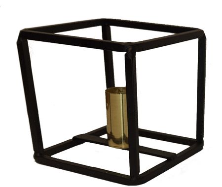 Ljusstake box svart