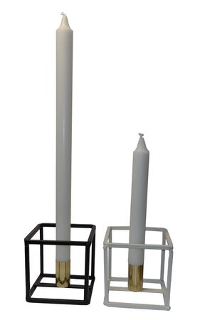 Ljusstake box svart
