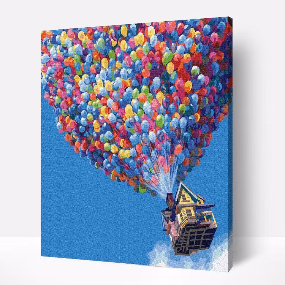 Måla efter nummer "Up"