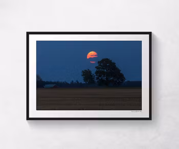 Måne vid Västby