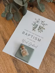 Thank You Card - Olive Cross