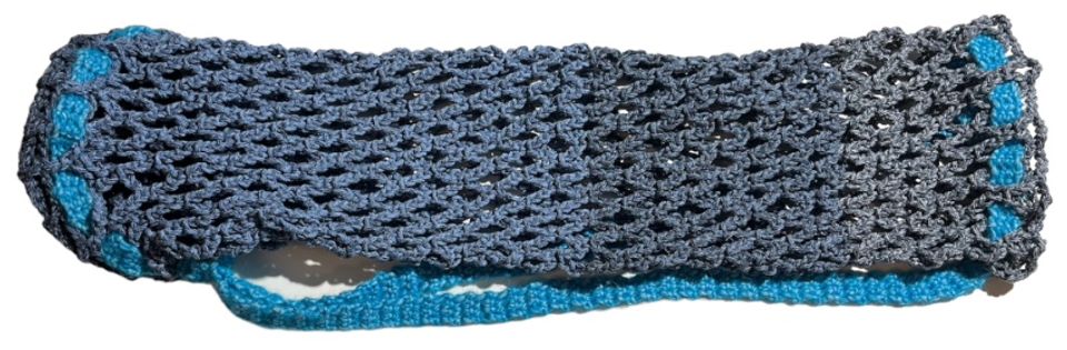 Virkad väska till Yogamatta
