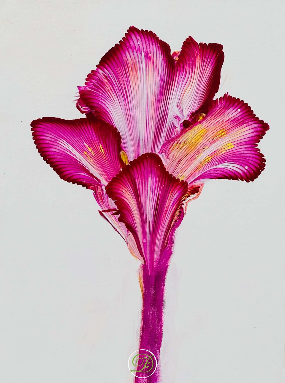 Pouringtavlan Flower