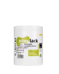 Nitor Aqua Lack - 1liter Vit Matt