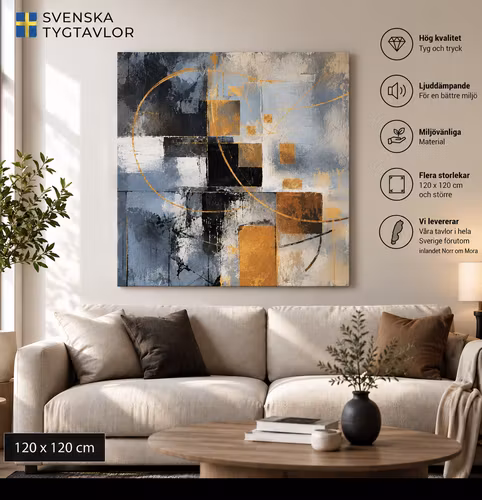Abstrakt Tavla 2  120cm *120cm