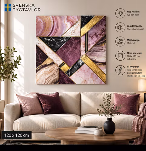 Abstrakt Tavla 3 120cm*120cm