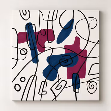Abstrakt tavla 5 120cm*120cm