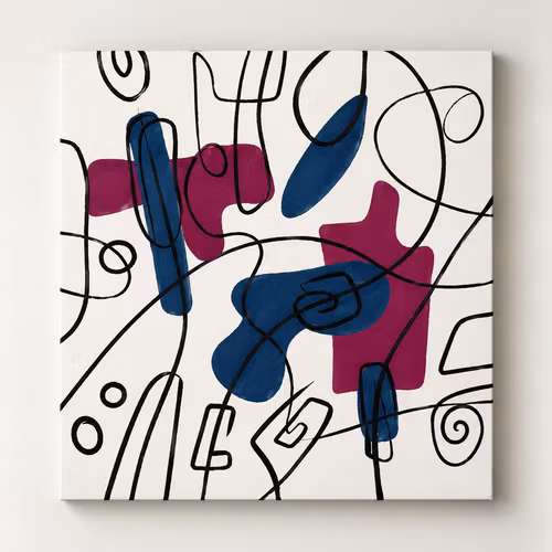 Abstrakt tavla 5 120cm*120cm