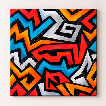 Abstrakt tavla 7 120cm*120cm