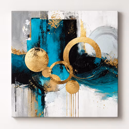 Abstrakt tavla 9 120cm*120cm
