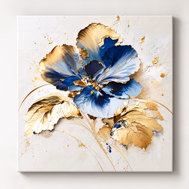 Blomma Guld 10 120cm*120cm