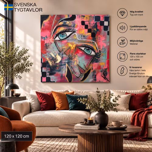 Ögon 12  120cm*120cm