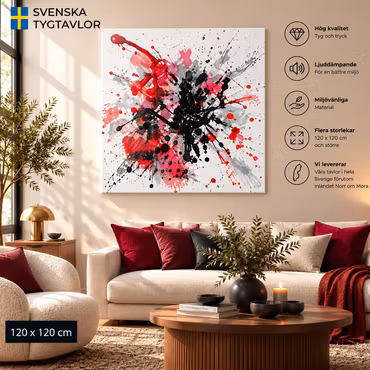 Abstrakt tavla 8 120cm*120cm