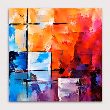 Abstrakt tavla 62 120cm*120cm