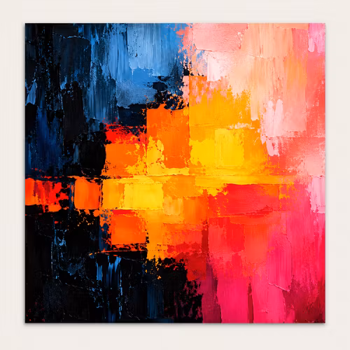 Abstrakt tavla 63 120cm*120cm