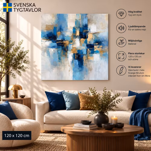 Abstrakt tavla 61 120cm*120cm