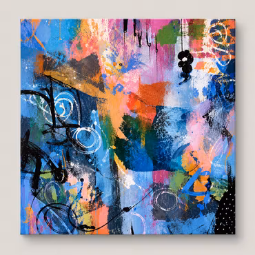 Abstrakt tavla 28 120cm * 120cm