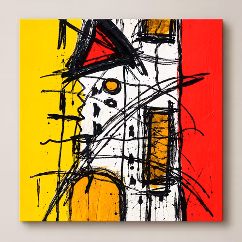 Abstrakt tavla 142 120cm*120cm