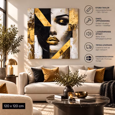 Abstrakt tavla 70 120cm*120cm