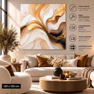 Abstrakt tavla 67 120cm*120cm