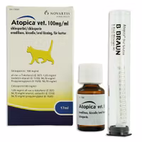 Atopica vet. 100 mg/ml 17 milliliter Oral lösning