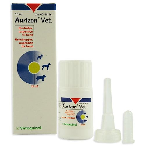 Aurizon vet. 10 milliliter Örondroppar, suspension