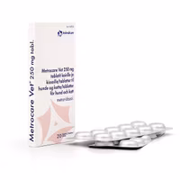 Metrocare Vet 250 mg 1 x 20 tablett(er) Tablett