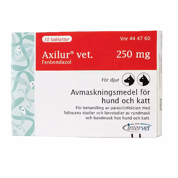 Axilur vet. 250 mg 10 tablett(er) Tablett