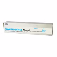 Domosedan vet. 7,6 mg/ml 3 milliliter Munhålegel