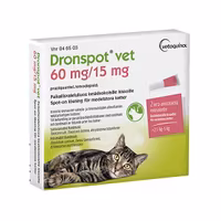 Dronspot vet 60 mg/ 15 mg 2 dos(er) Spot-on, lösning