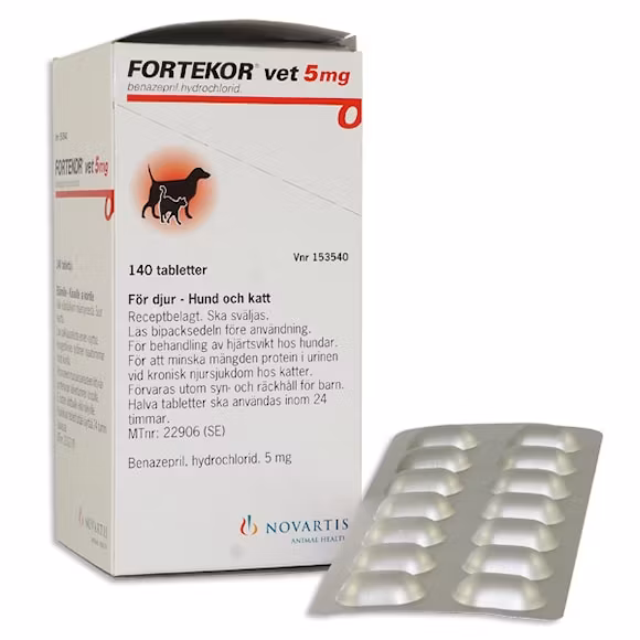 Fortekor vet. 5 mg 140 styck Tablett