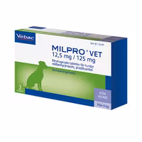 Milpro vet 12,5 mg/125 mg 2 tablett(er) Filmdragerad tablett