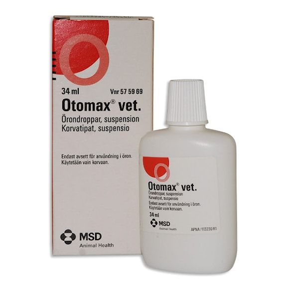Otomax vet. 34 milliliter Örondroppar, suspension
