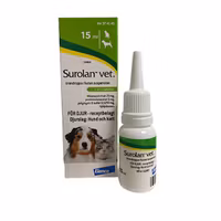 Surolan vet. 15 milliliter Örondroppar/kutan suspension