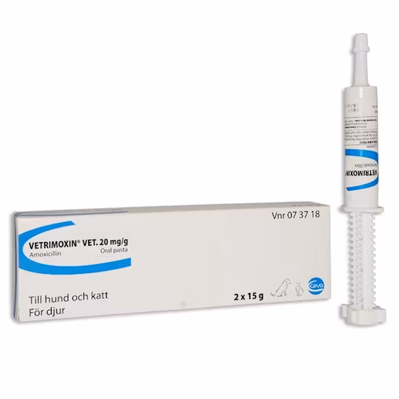 Vetrimoxin vet. 20 mg/g 2 x 15 gram Oral pasta
