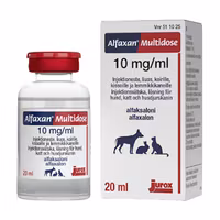 Alfaxan Multidose  Injektionsvätska, lösning 10 mg/ml 20 mililiter