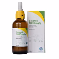 Sevotek 1000 mg/g Inhalationsånga, vätska 250 ml